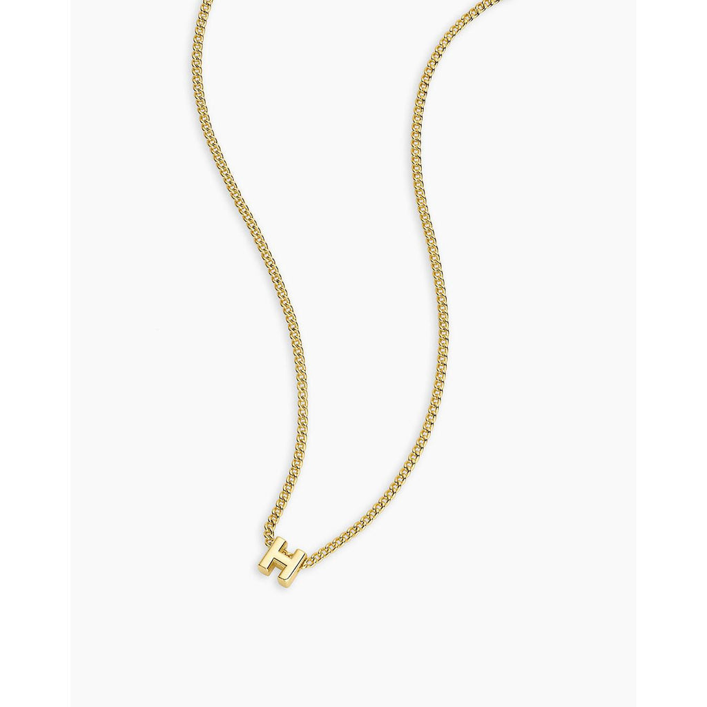 Gorjana Wilder Mini Alphabet Necklace letter Y