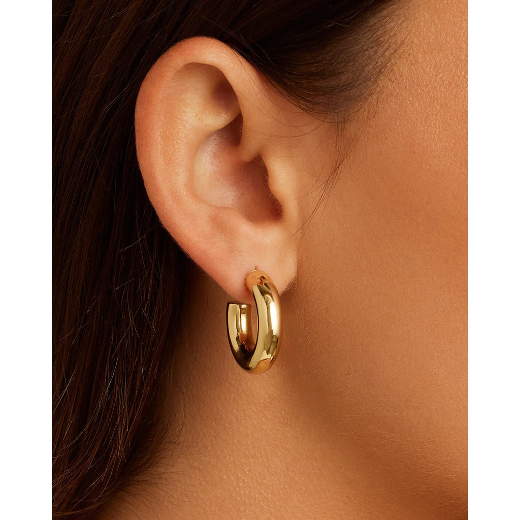 Lou Statement Small Hoops