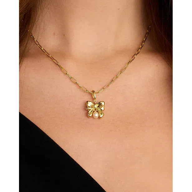 Bow Pearl Parker Charm
