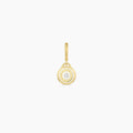 Birthstone Parker Charm, White Sapphire
