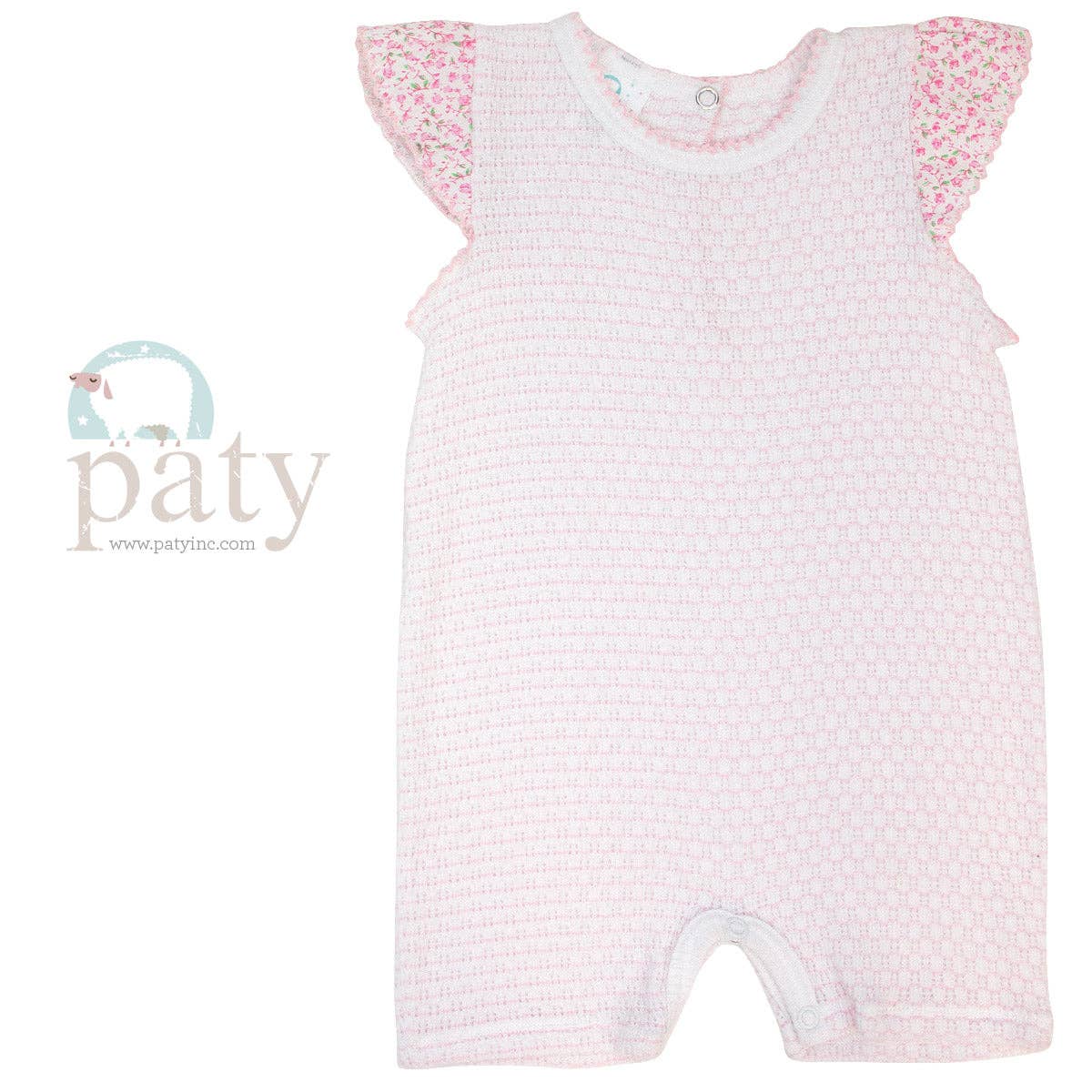 Pinstripe Bubble w/ Classic Floral Trim | Baby Shower Taighen May