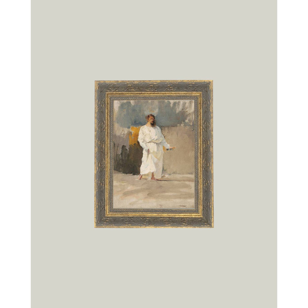 Christ Coming Out Of The Tomb Framed Antique Art
