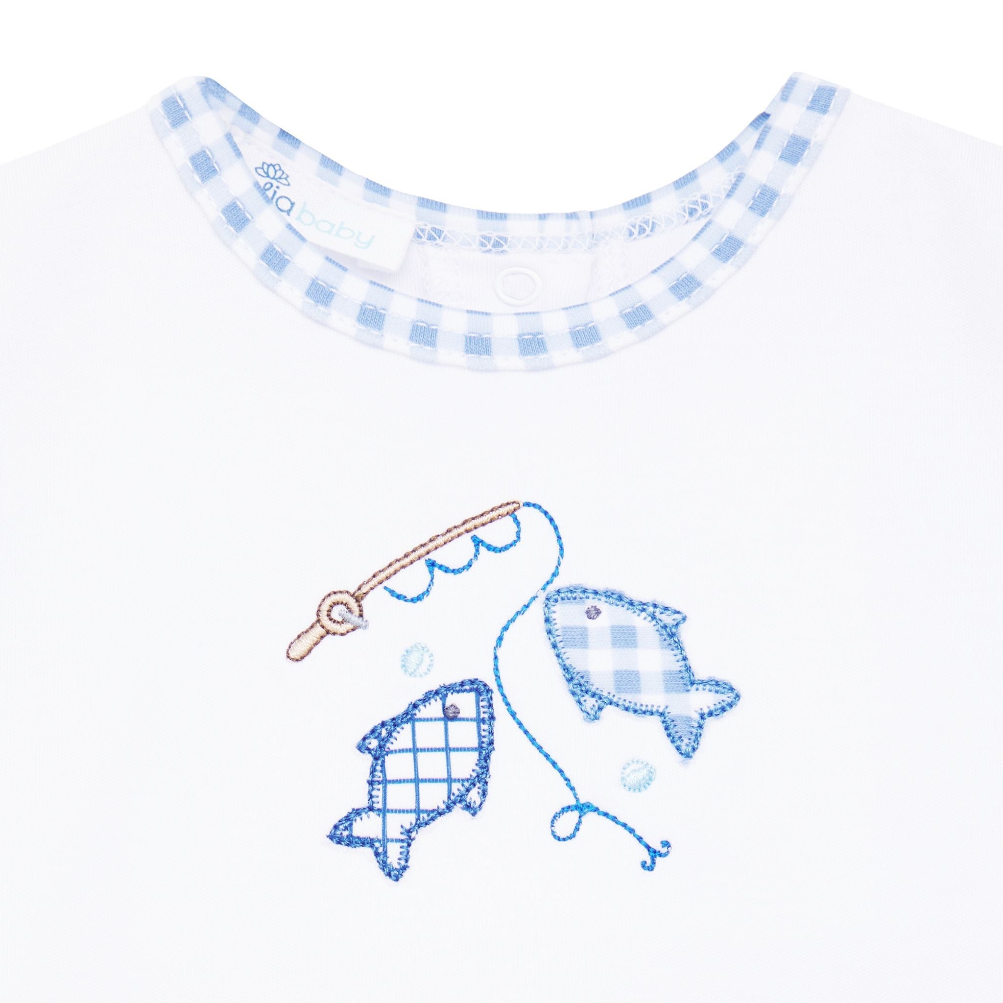 Gone Fishing Applique Bubble