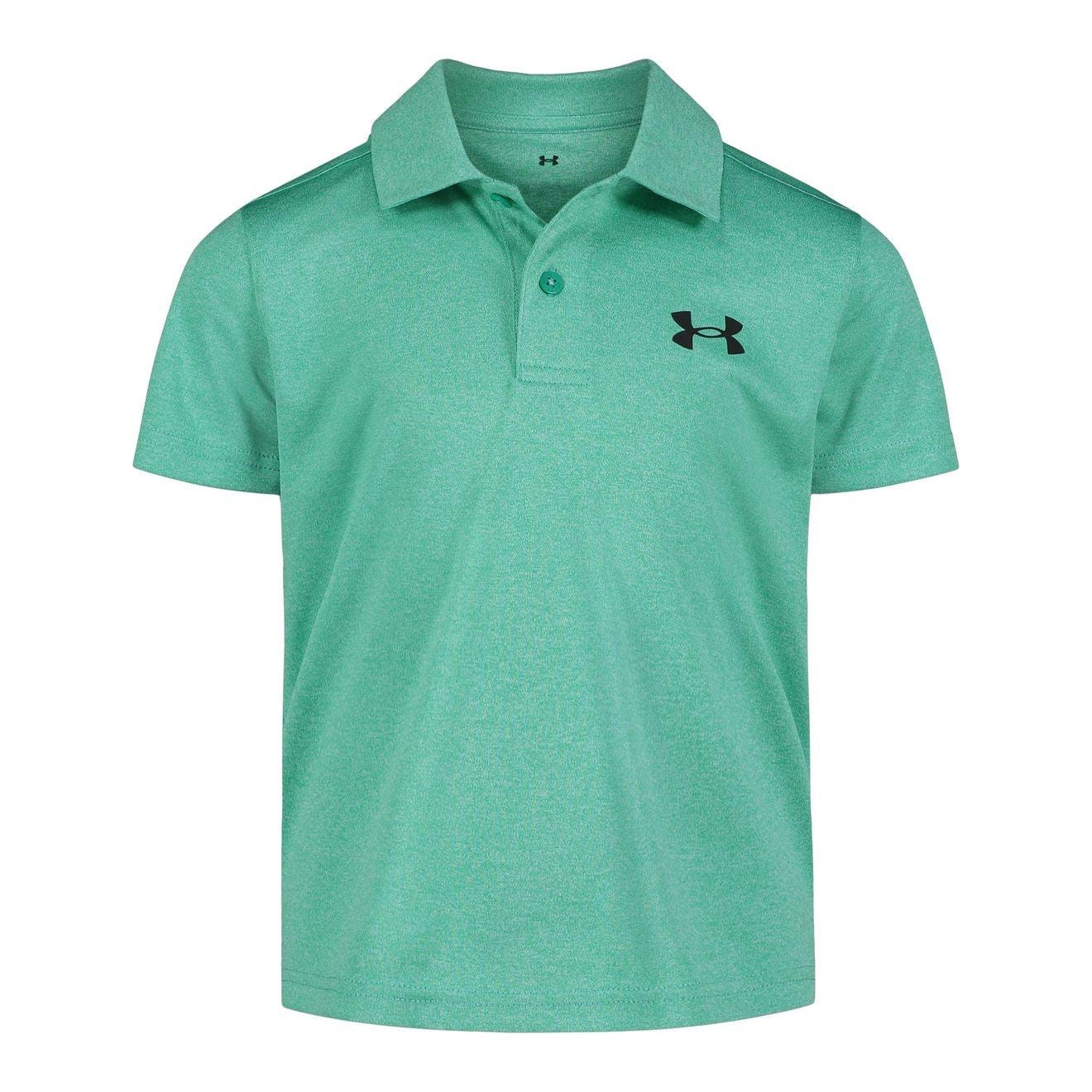 Under Armour Boys UA Match Play Twist Polo, Pre-School in Neo Turquoise