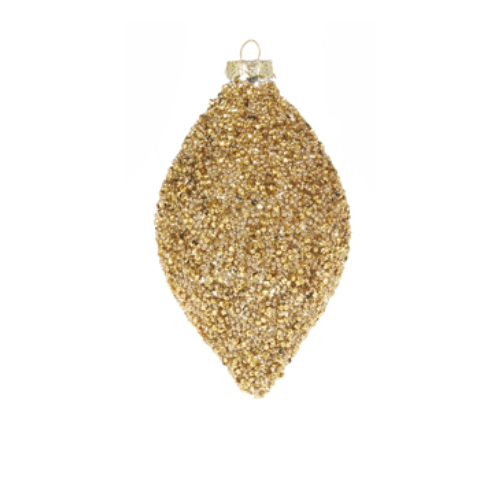 Champagne Beaded Ornament
