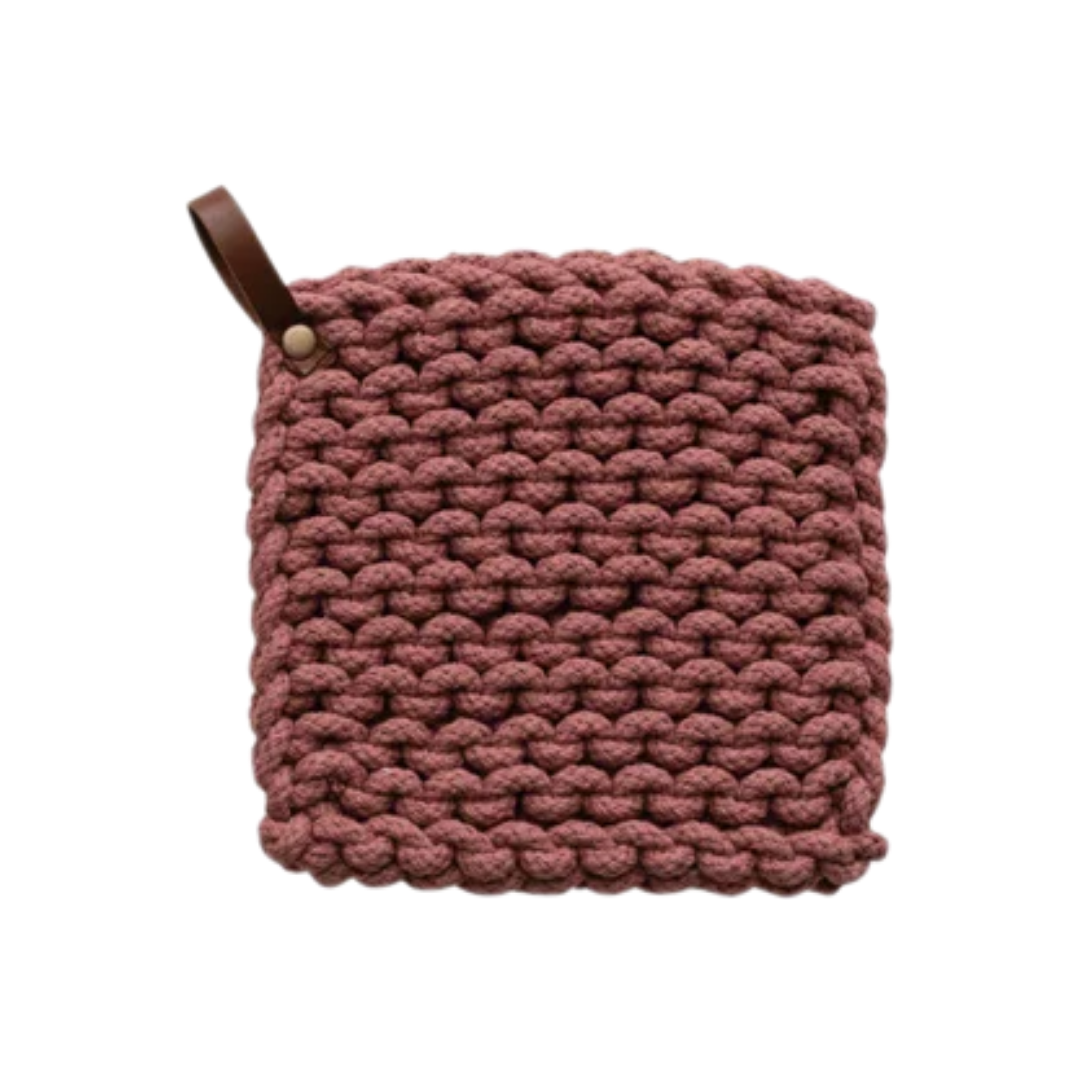 Cotton Crocheted Pot Holders | Bridal Shower Sarah Smith & Tyler Merriman