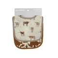Bib Set, Longhorn Cows