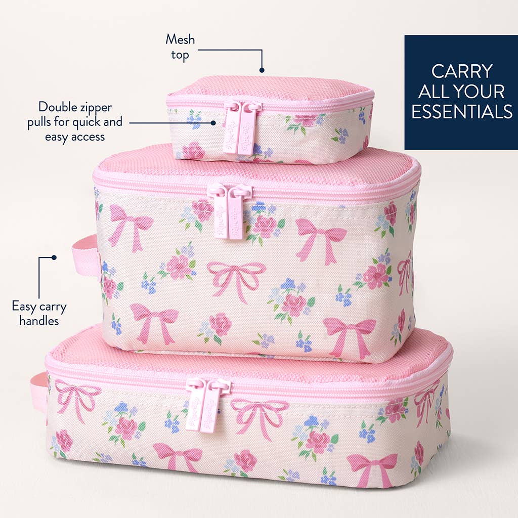 Ribbons + Roses Pack Like A Boss Packing Cubes