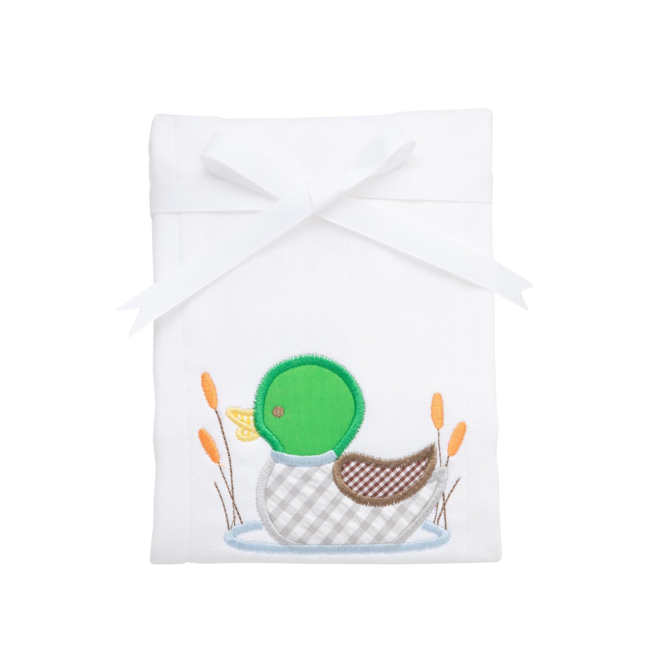 Mallard Applique Burp