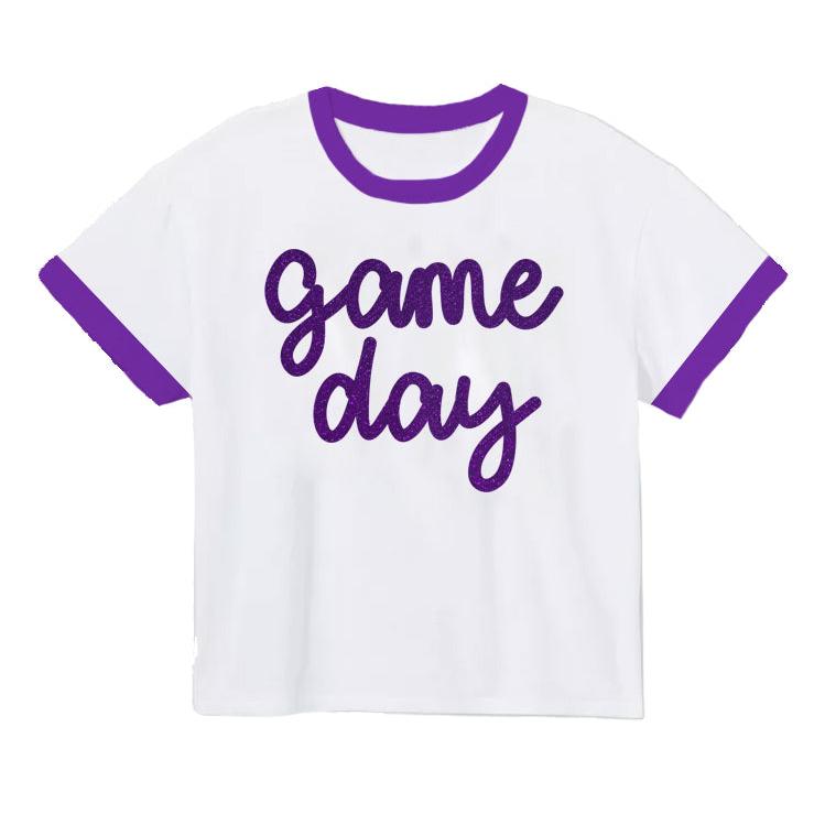 Tinsel Game Day Ringer Boxy T