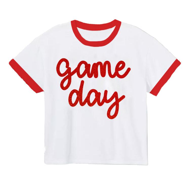 Tinsel Game Day Ringer Boxy T