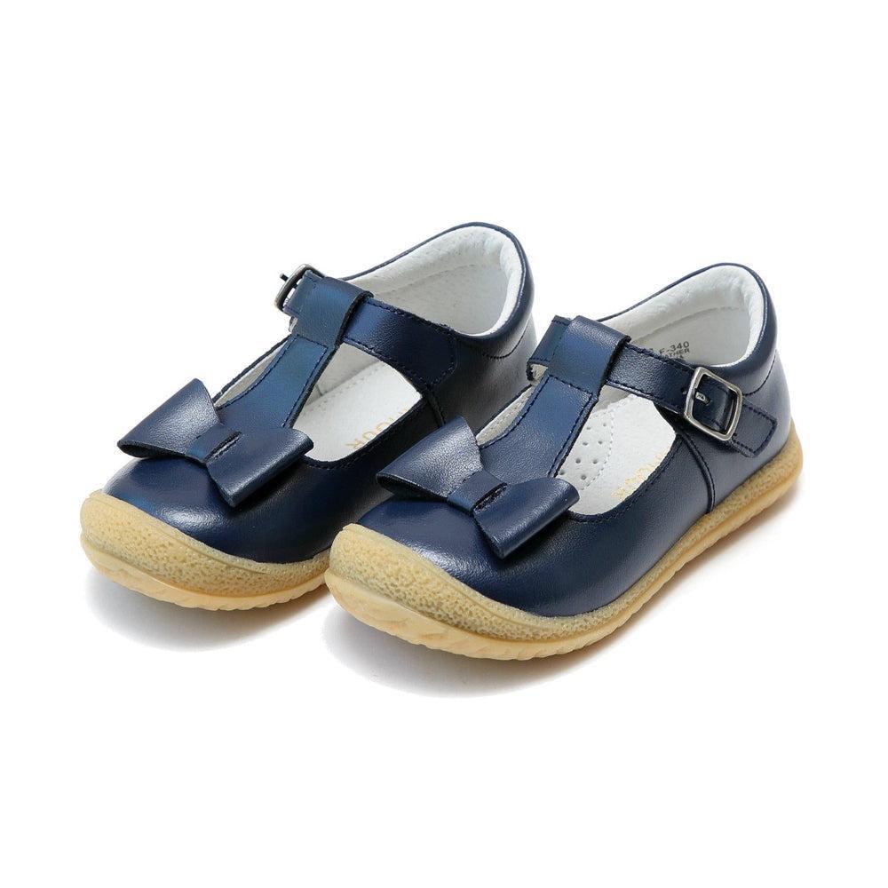 Navy Emma Bow Mary Jane by L'Amour Shoes