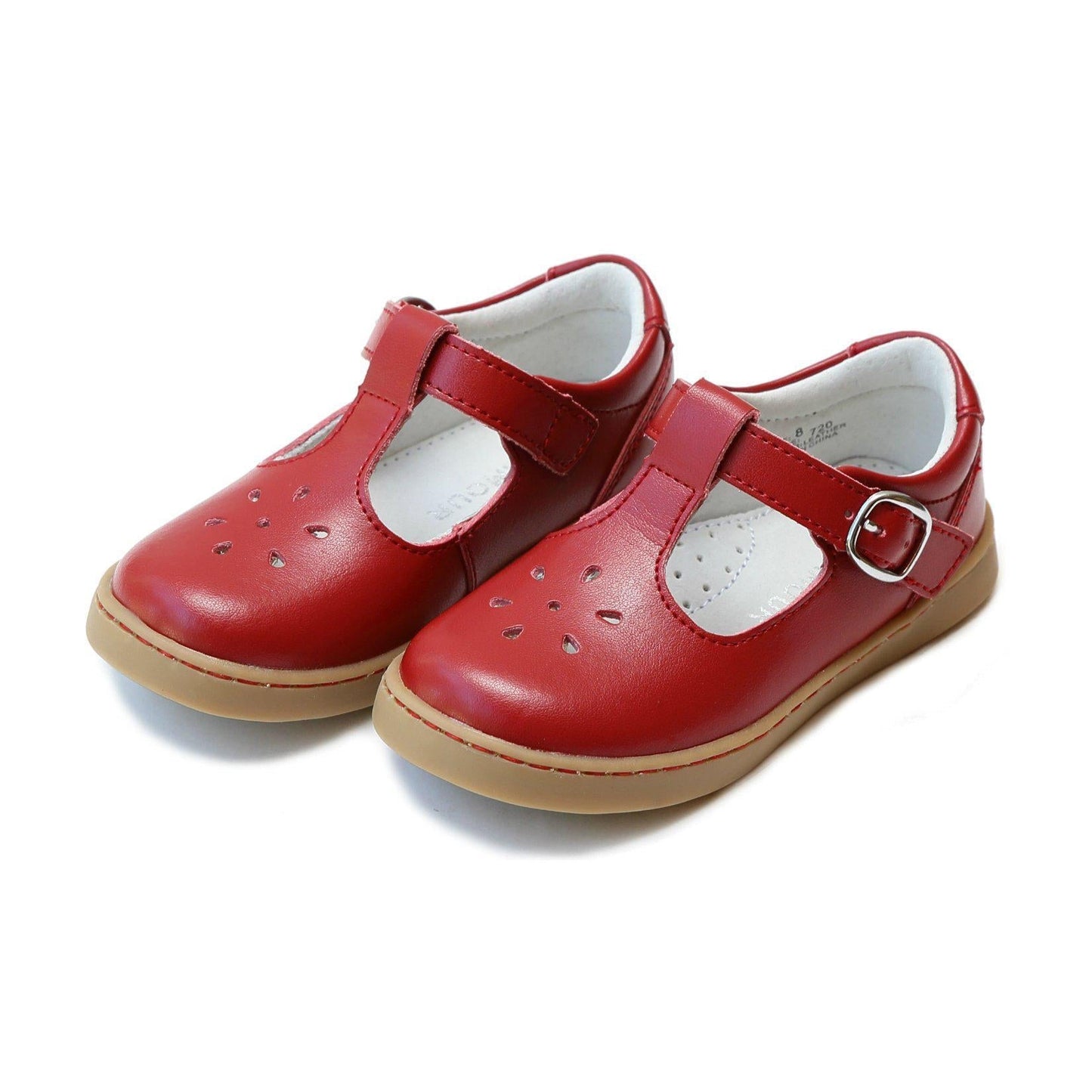 L'Amour Chelsea T-Strap Mary Jane, Red
