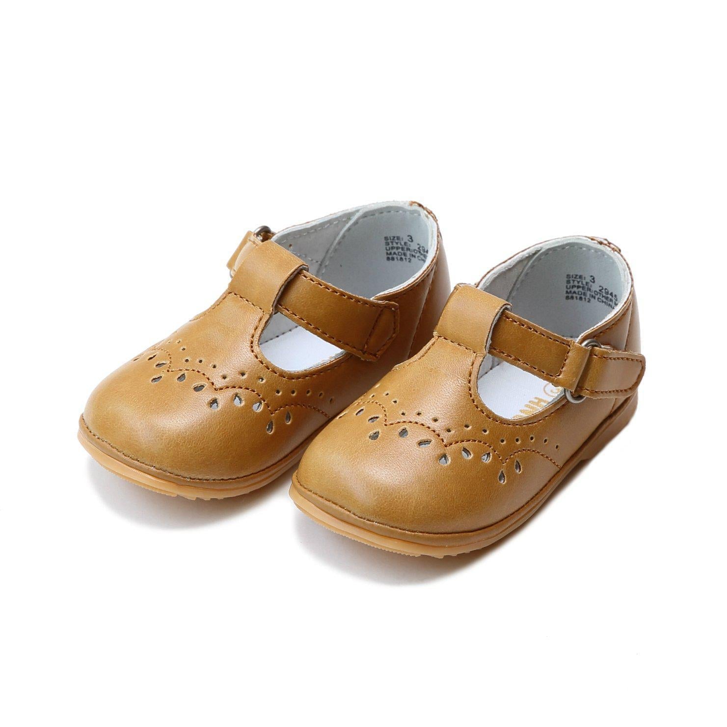 L'Amour Birdie Toddler T-Strap in Spicy Mustard