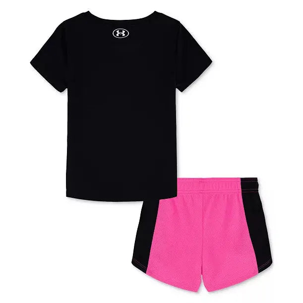 UA Girls Mesh Short Set