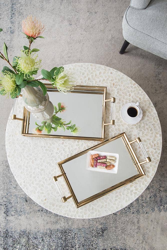 Decorative Mirrored Trays