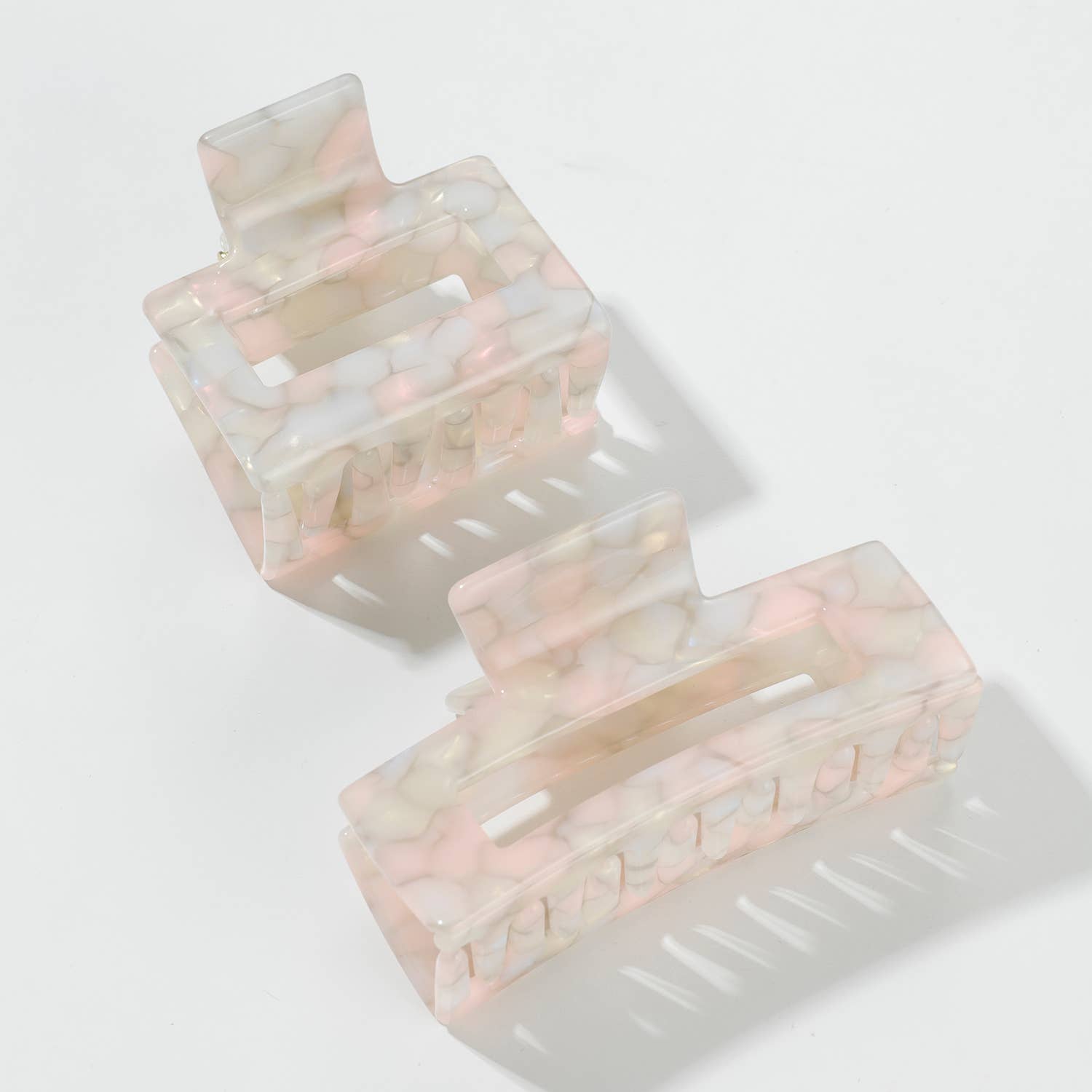 Pastel Moon Claw Clips