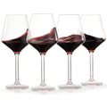 Acrylic Unbreakable Stemmed Plastic Wine Glasses | Set of 4