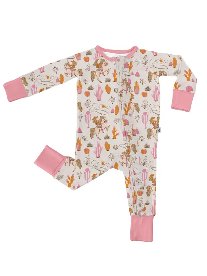 Convertible Zip PJ, Cowgirl Toile
