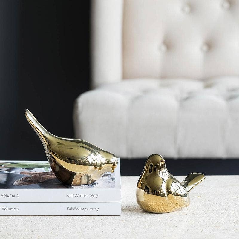 Gold Birds, Set of 2