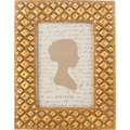 Antique Gold Diamond Pattern Frame