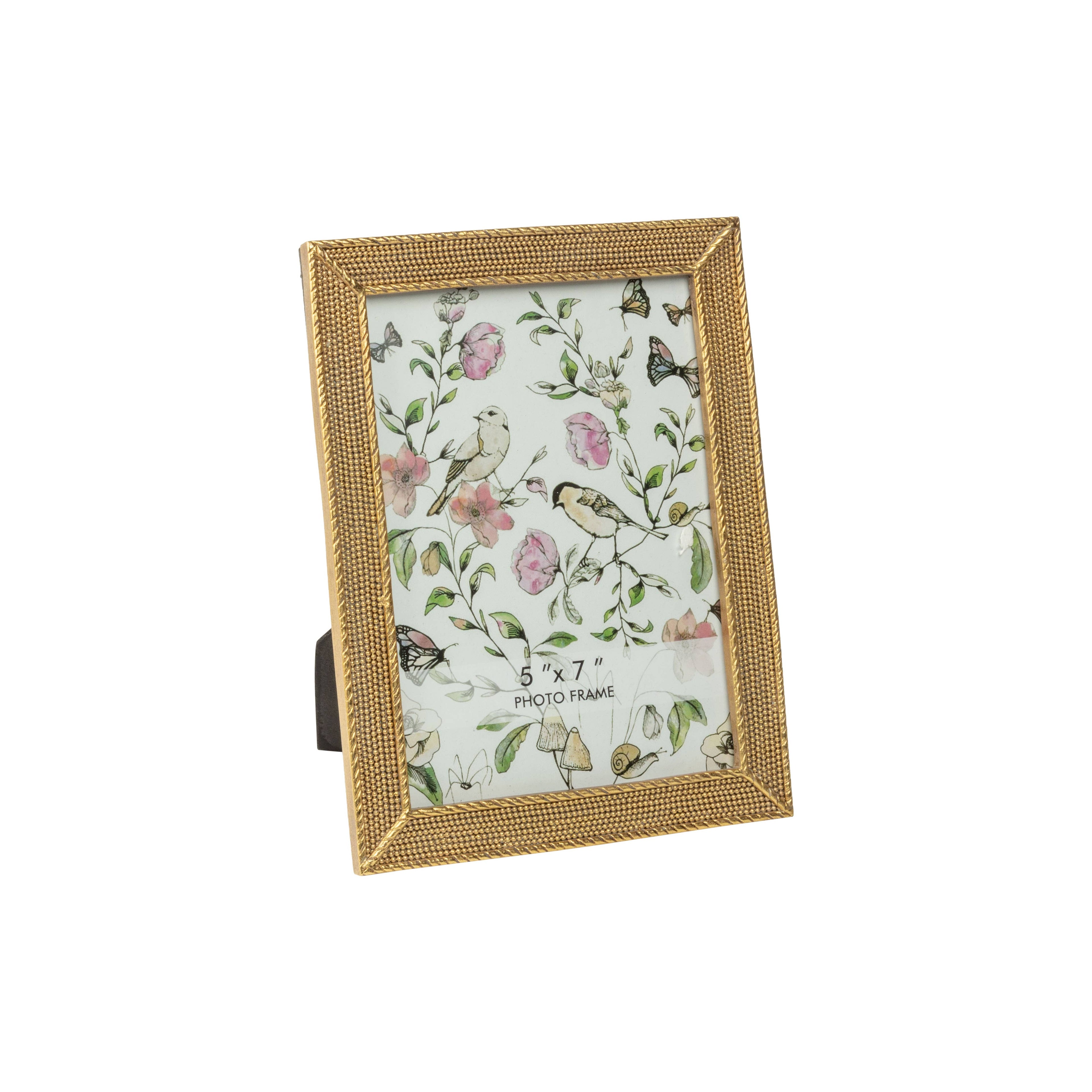 Microbead Antique Gold Resin Frame