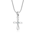 Cherished Moments Children's First Communion Sterling Silver Cross Necklace