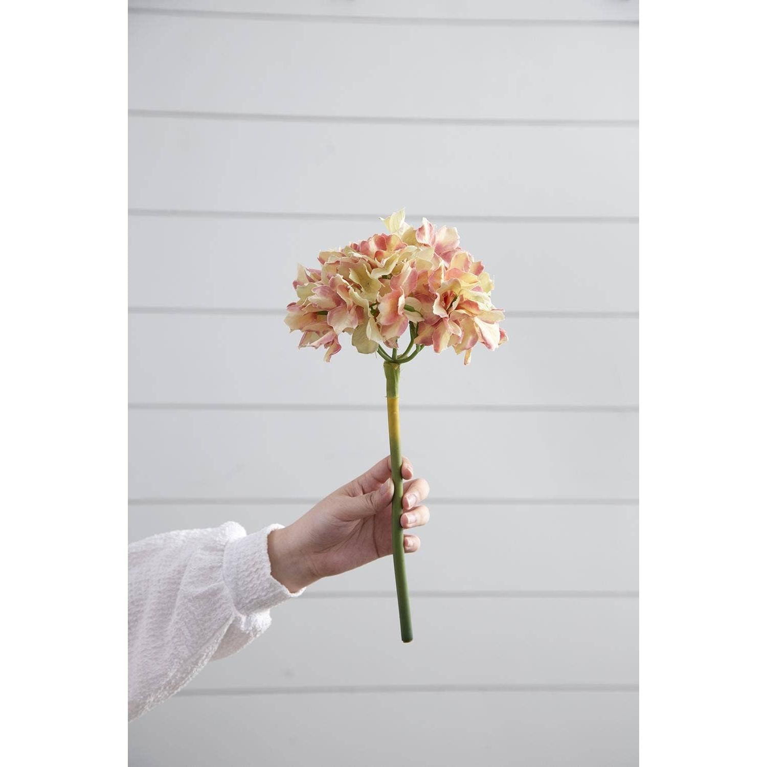 Blush Almost Real Hydrangea Stem