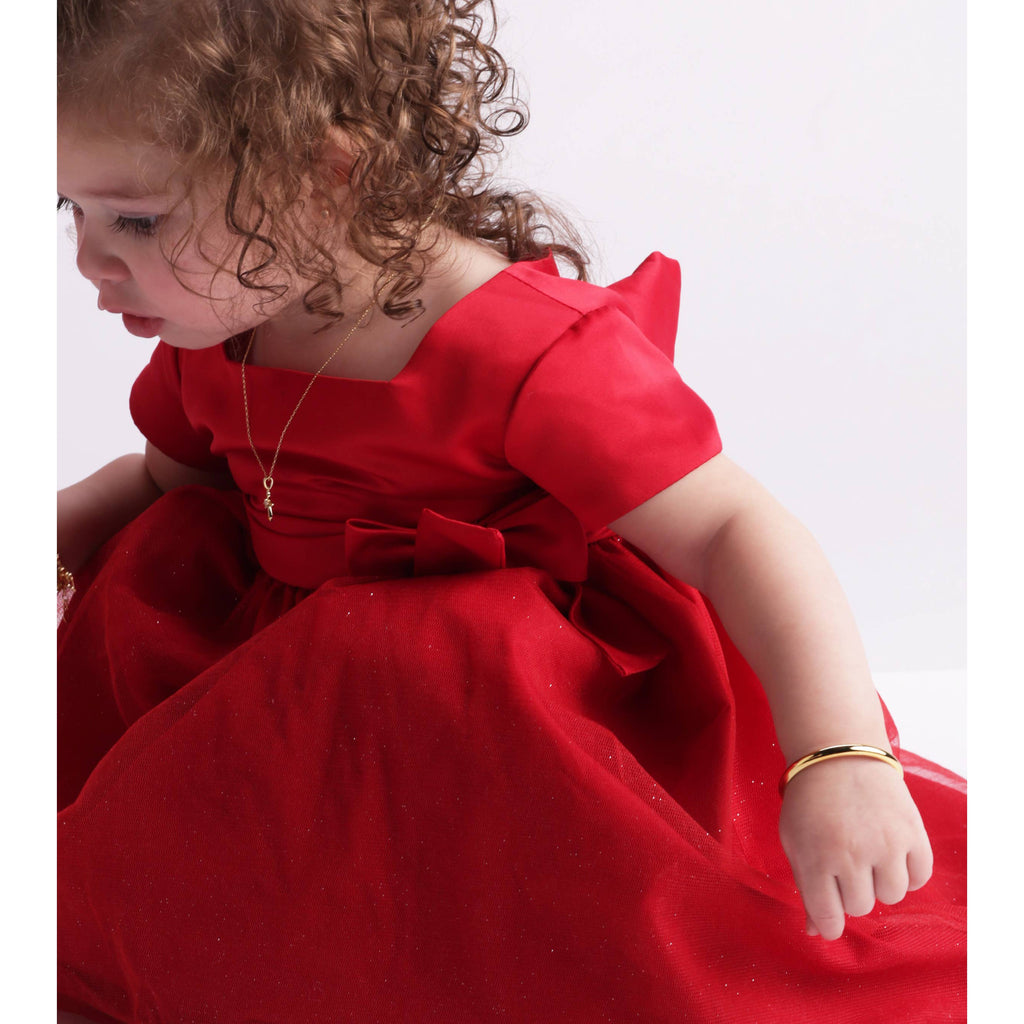 Cherished Moments Gold Classic Bangle for Baby & Kids or Mom and Me Jewelry