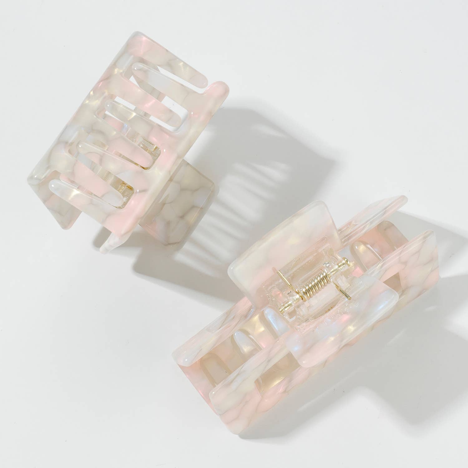 Pastel Moon Claw Clips