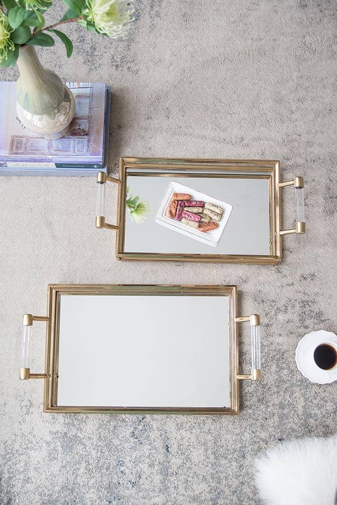 Decorative Mirrored Trays