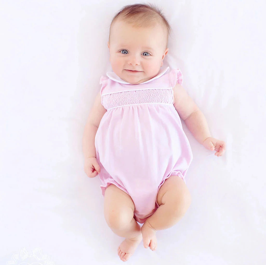 Smocked Banbury Bubble, Pink