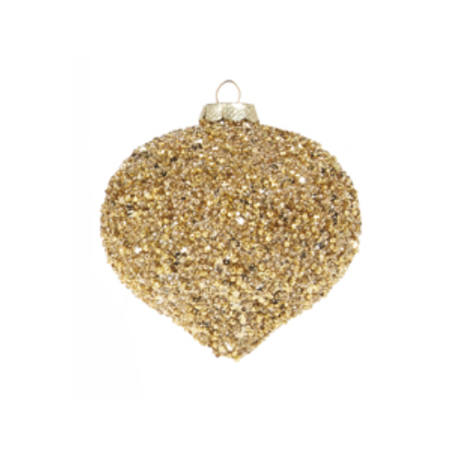 Champagne Beaded Ornament