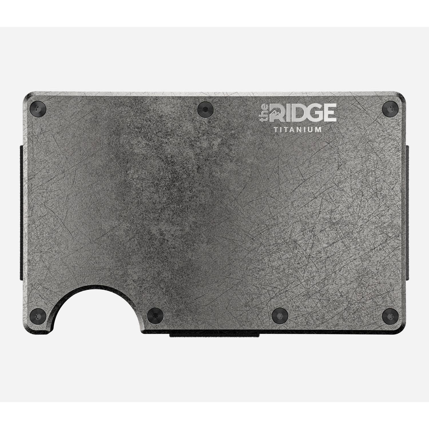 Ridge Wallet - Stonewashed Titanium