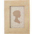 Pale gold stud pattern frame