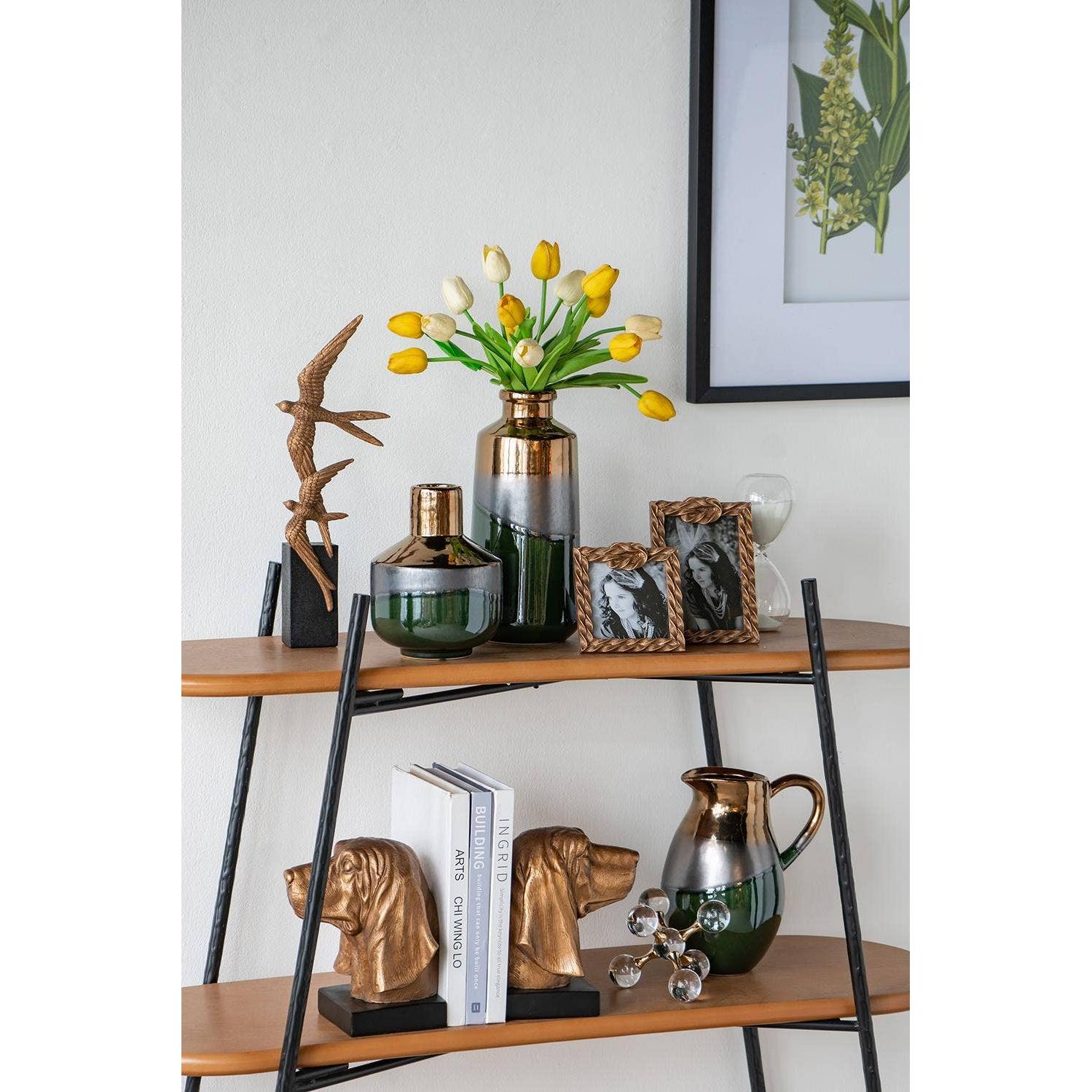 Dog Head Bookends, Set of 2
