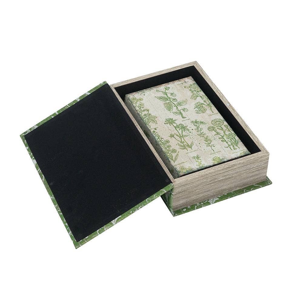 Botanical Heritage Book Storage Boxes