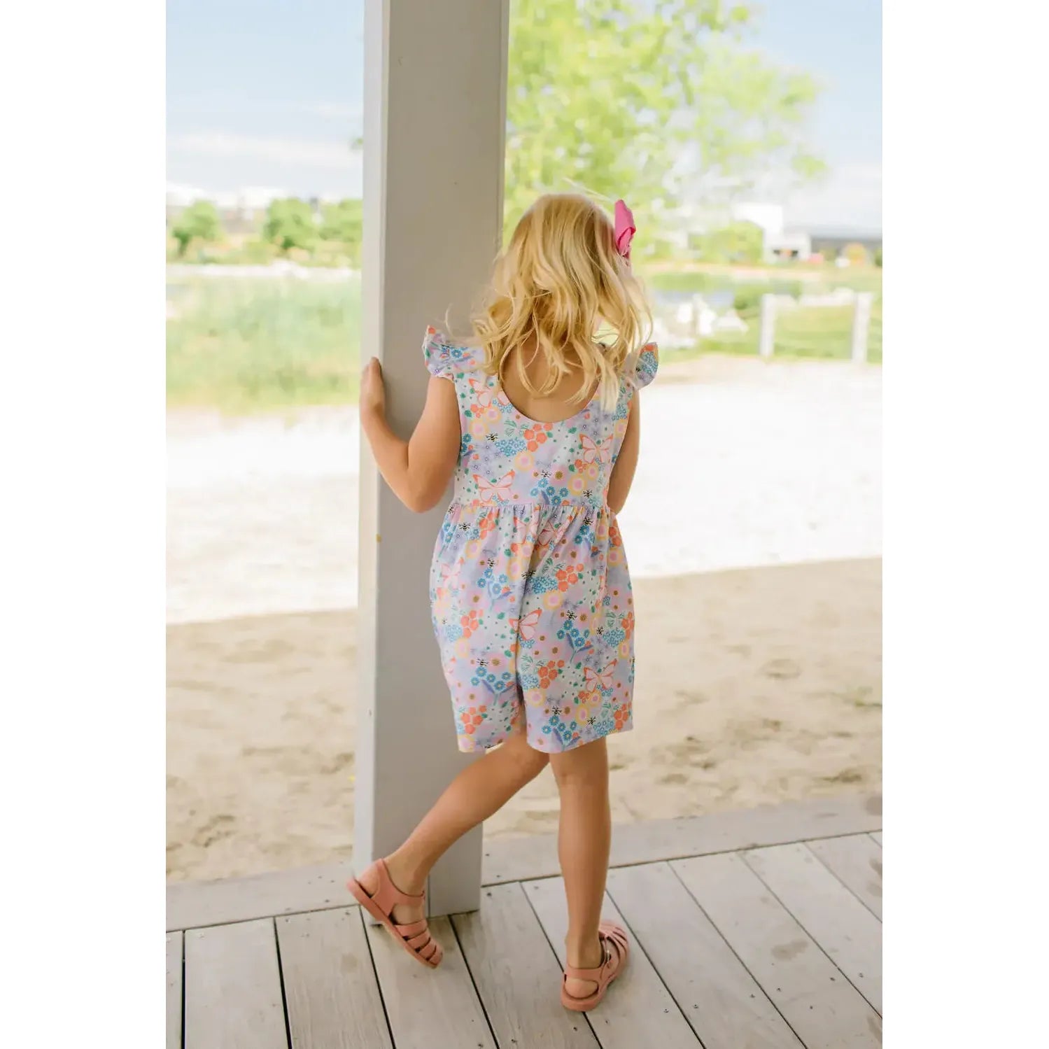 Ollie Jay Macie Romper in Butterfly Dream