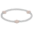 enewton signature cross small sterling mixed metal pattern bead bracelet