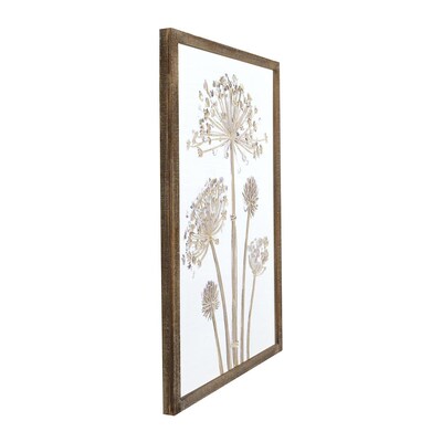 Wall Decor with Flower, 2 Styles