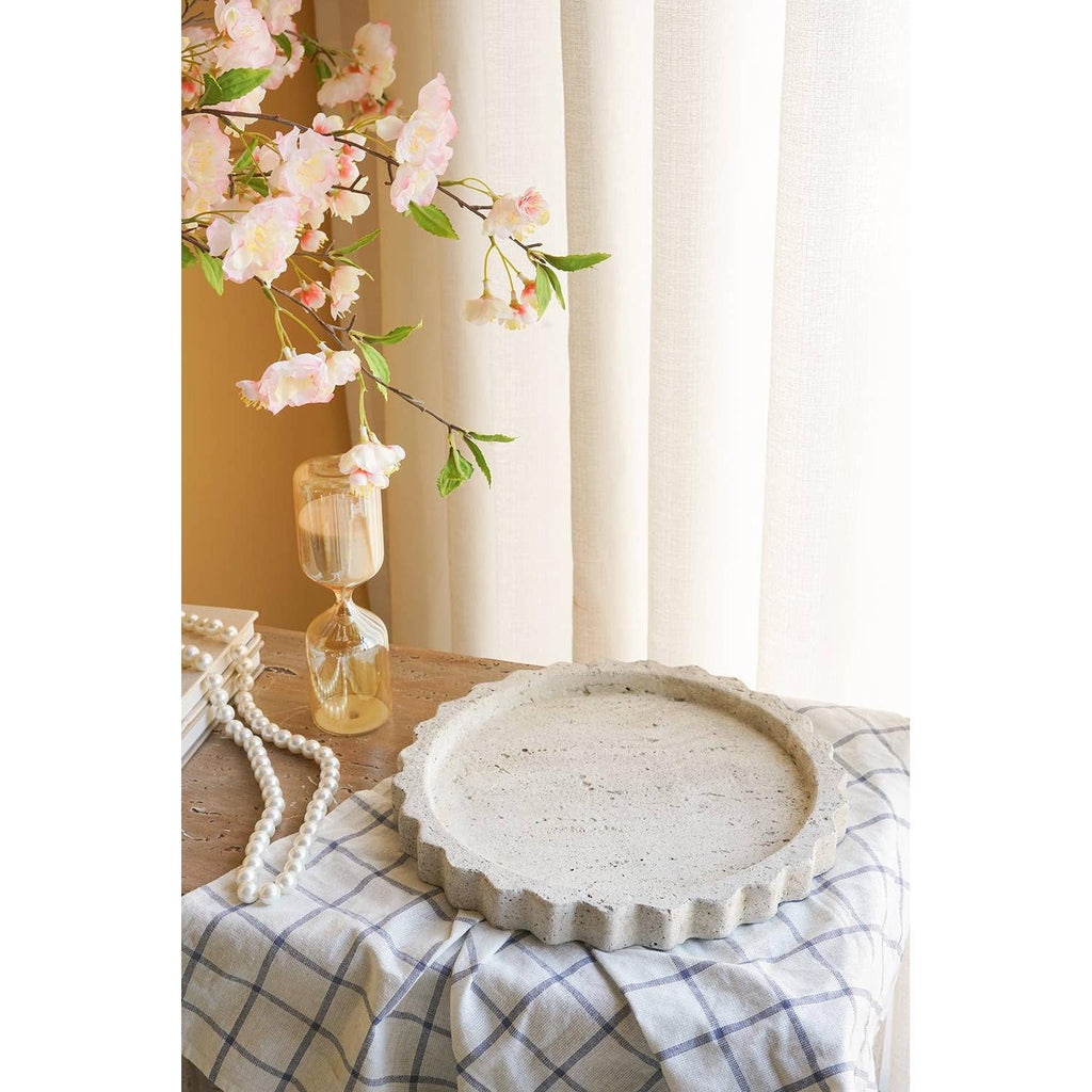 Sandstone Round Decorative Trays