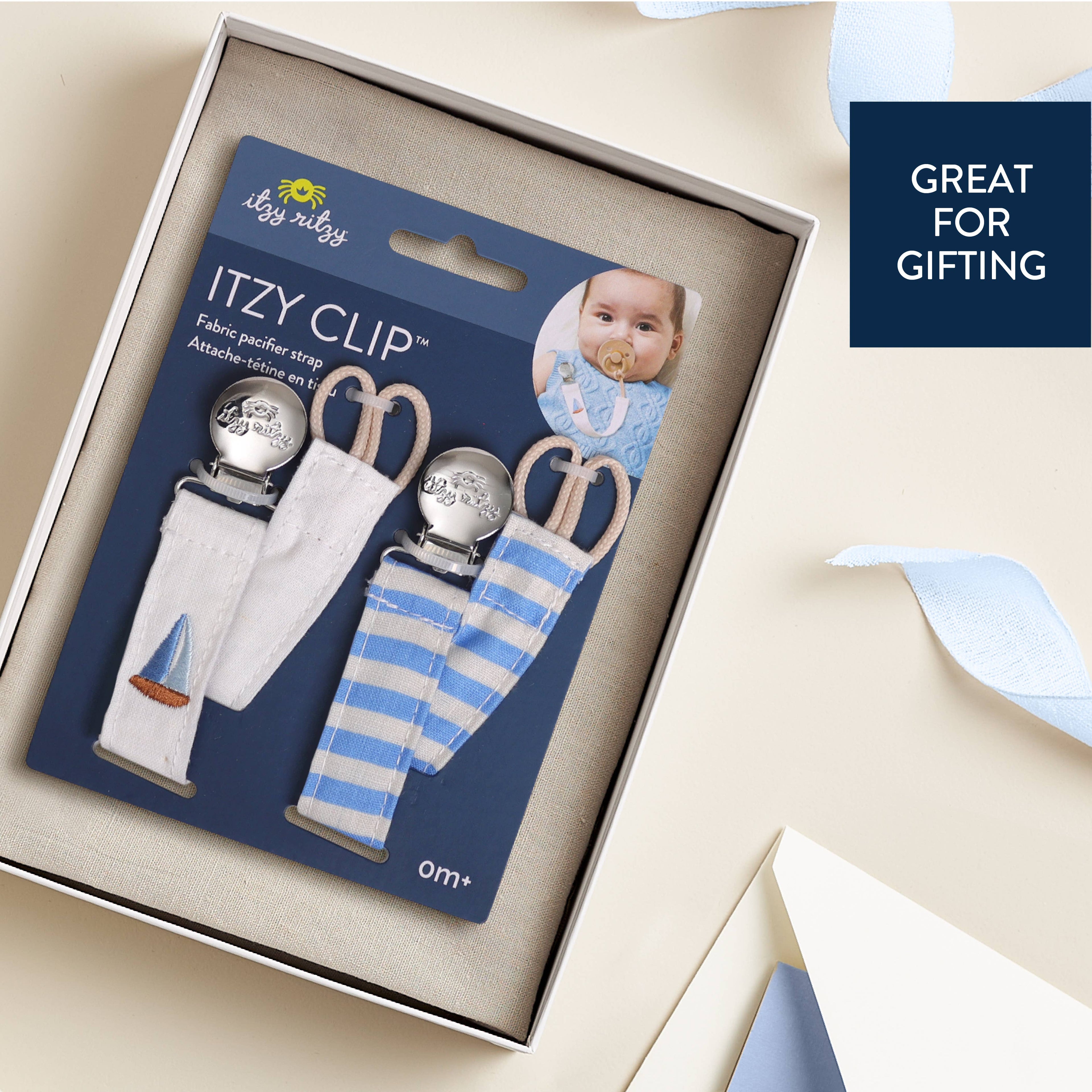 Itzy Clip, Fabric Pacifier Strap