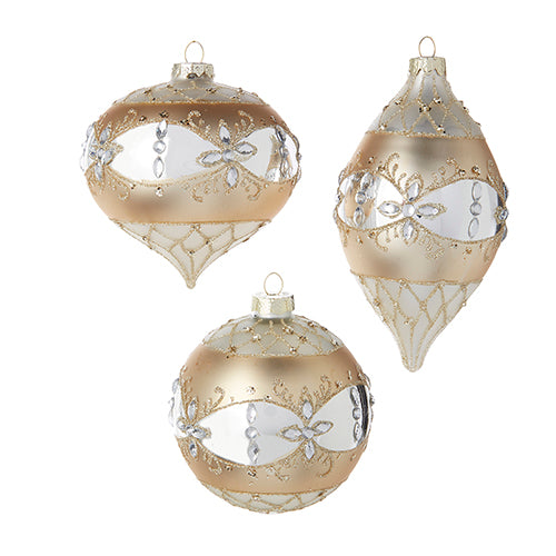 Gold Patterened Ornament