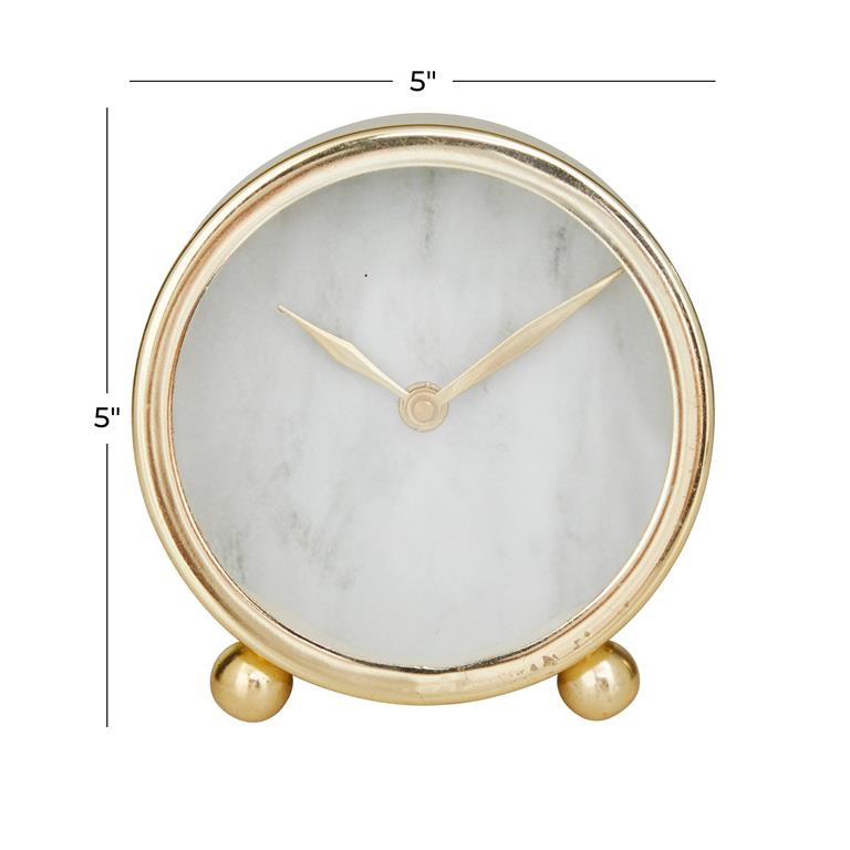 Gold Table Clock