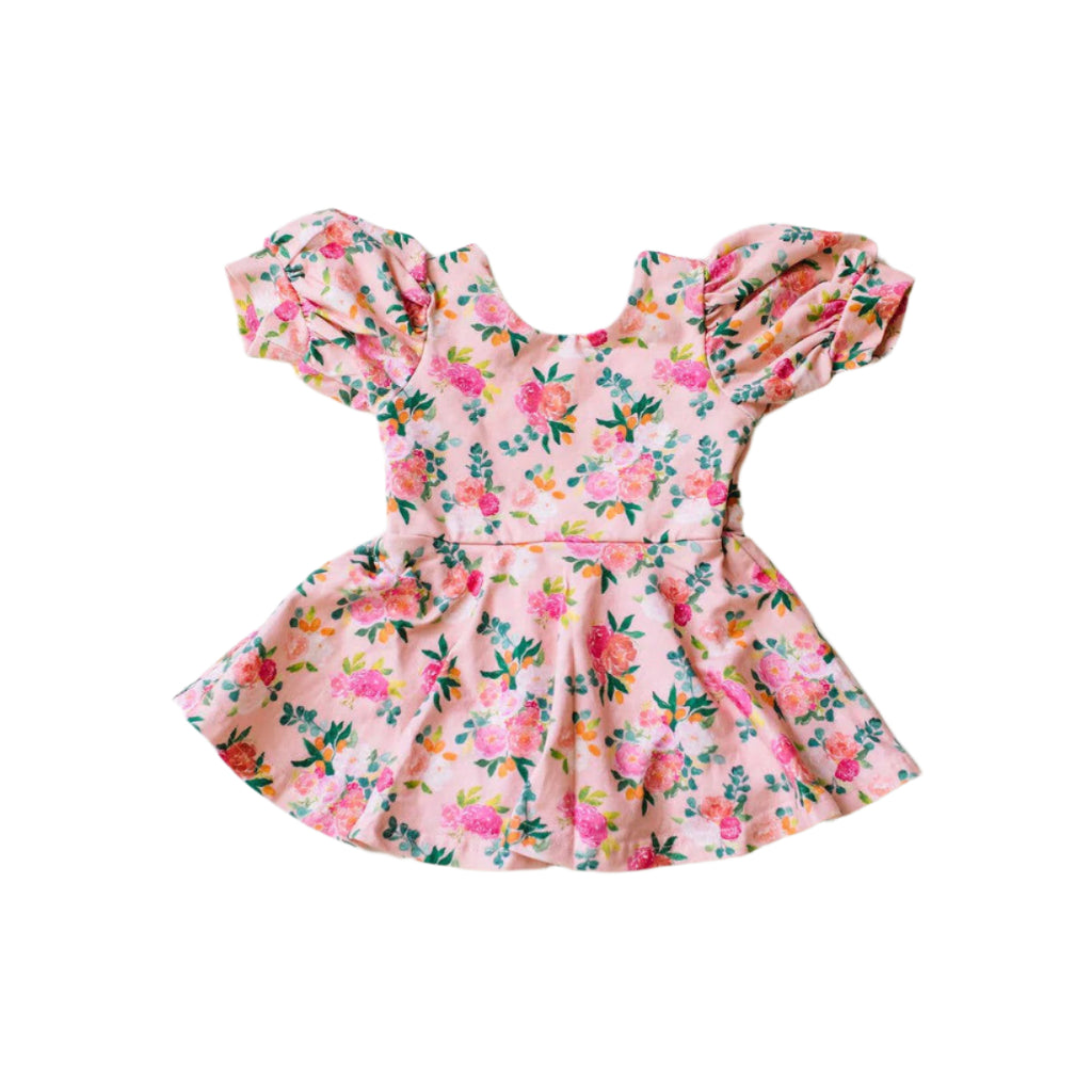 Ollie Jay Skirted Leo in Peach Bouquet