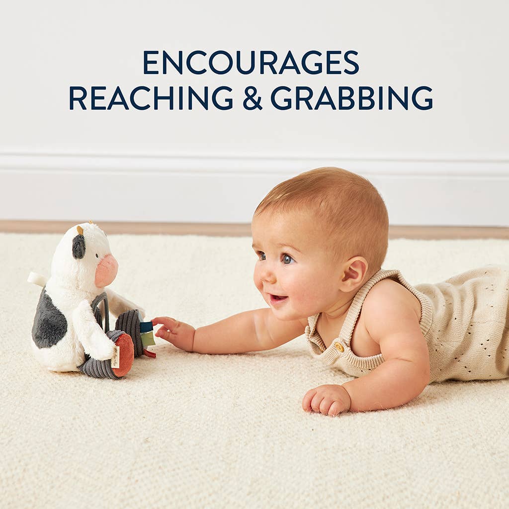 Carmen The Cow - Itzy Bitzy Mirror Travel + Tummy Time Toy