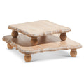 Whitewash Square Risers