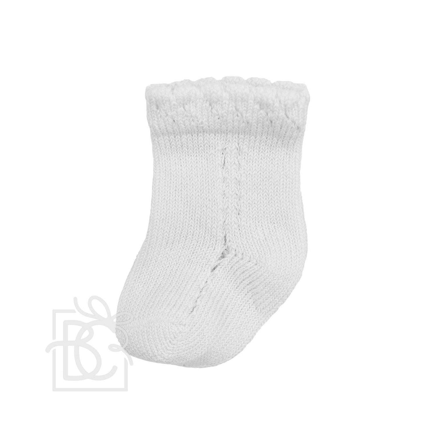 Open Work Cotton Socks