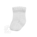 Open Work Cotton Socks | Baby Shower Morgan Owens