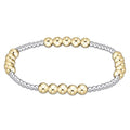 enewton classic blissful pattern 2.5mm bead bracelet, 5mm mixed metal